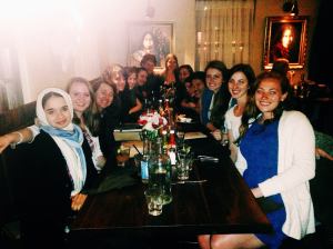 The wonderful Advanced Portfolio Workshop class, taught by Professor Carol Ann Davis. Photo contributed by Amina Seyal.