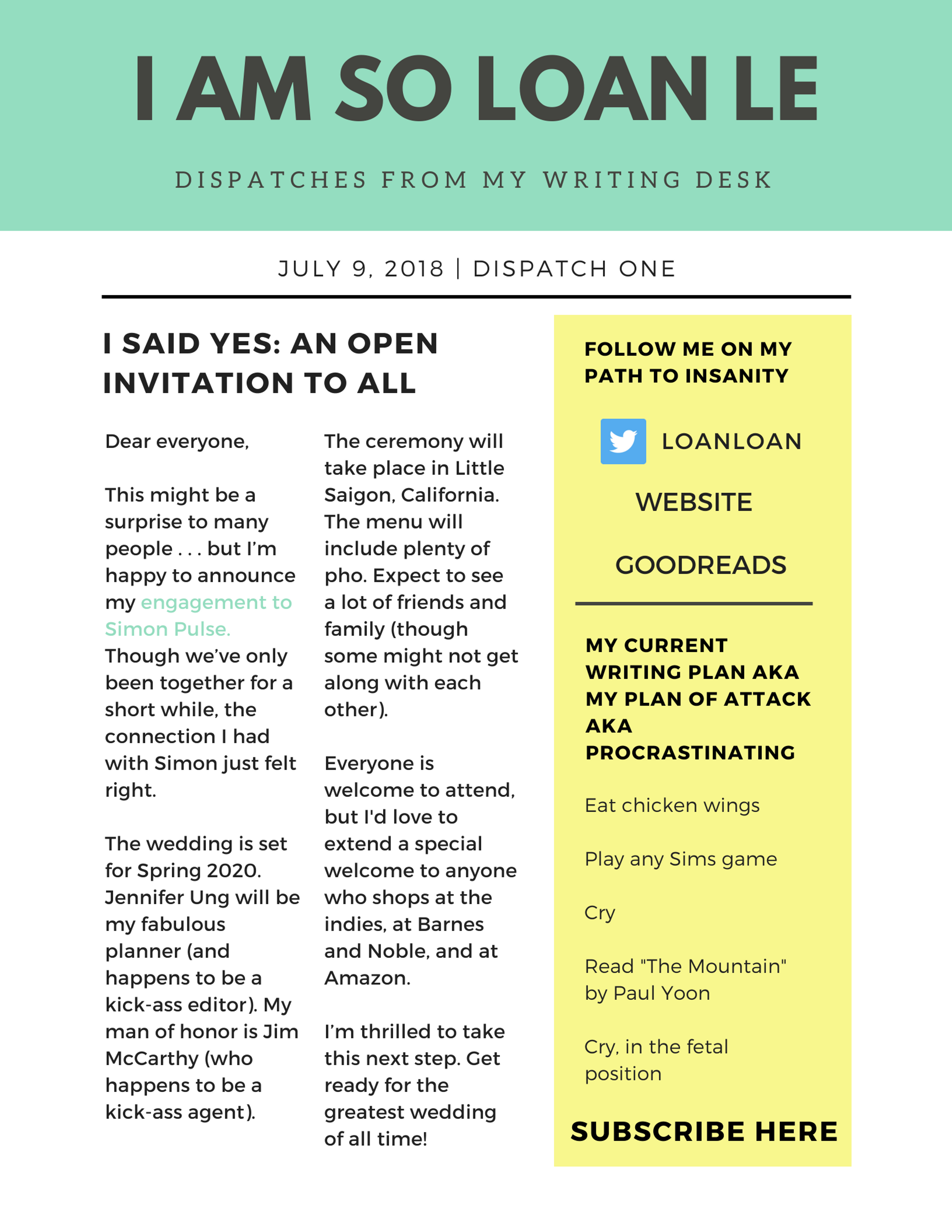 I AM SO LOAN LE_ DISPATCH ONE (1)